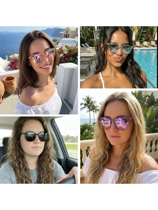 Stylish Polarized Sunglasses for Women | UV400 Protection & Mirrored Lenses main image 4